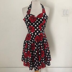 20s Style Dress 👗 fit and flare sweetheart cut Size Small